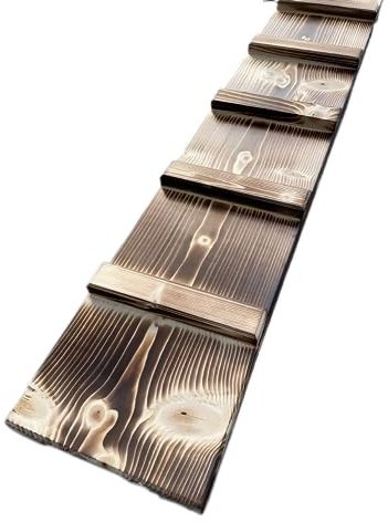 Medikratz Katzenleiter, vielseitig, für innen und außen geeignet, Diverse längen (1,2m Natur mit Lasur)