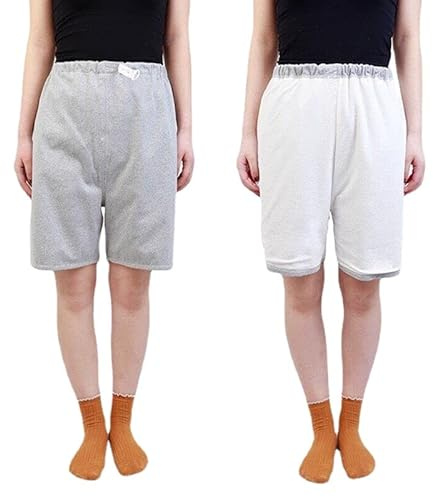 Ropa interior para incontinencia para adultos, pantalones impermeables de tres capas para hombres y mujeres, pantalones transpirables y lavables con protección contra fugas urinarias para ancianos