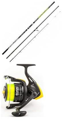 Kit surfcasting canna COLMIC electra 3kw 4,20mt 100-200gr + mulinello TRABUCCO sonic 8000