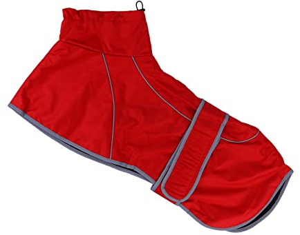 FRCOLOR Pet Regenmantel Für Hunde wasserdichte Outdoor-Bekleidung Wetterfeste Jacke Für Haustiere Für Herbst Und Winter Schützt Vor Nässe Und Kälte