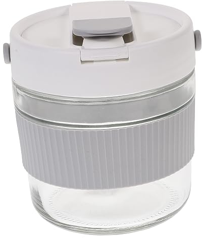 ABOOFAN Verdicktes Einmachglas Oliven Vorratsbehälter Vorratsdose Glas Einmachglas Gurkenglas Augbewahrungsdose Olivenbehälter Rumtopf Glas Gemüseglas Hohe Kapazität Irdener Krug