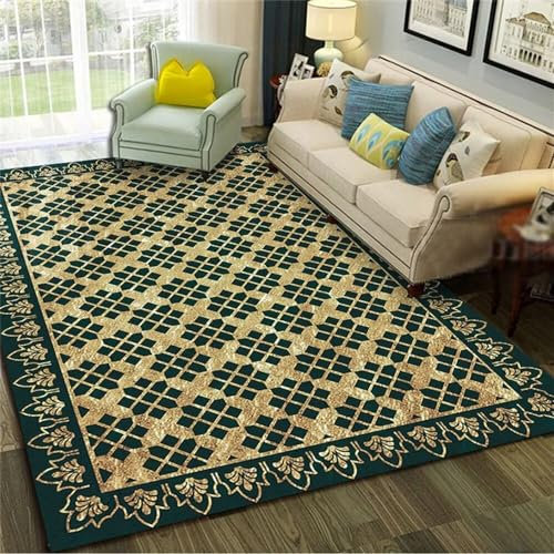 RUGMRZ Babyzimmer Deko Abstrakt, modisch und minimalistisch lã¤Ufer 16 Grün Flur Teppich bettumrandung Teppich babyzimmer deko babyzimmer Teppich mädchen200x250CM