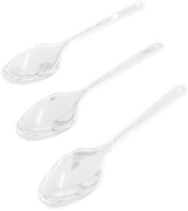 100x Mehrweg-Plastiklöffel, 18cm Mehrweglöffel Mehrwegbesteck Party Löffel Kunststoff Besteck wiederverwendbar, Suppenlöffel, recyclebar