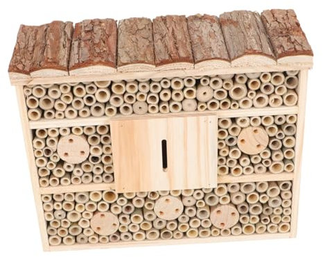 CIYODO Holzhaus Für Marienkäfer Und Bienenzucht Unterschutz Robuste Holzkiste Als Lebensraum Für Insekten