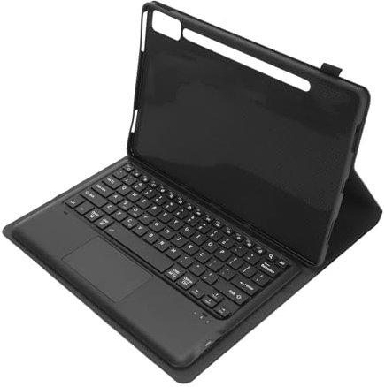 XUMIUZIY Tablet Keyboard Case, Ultra Thin Magnetic Tablet Case with Removable Wireless Bluetooth Keyboard for Tab P12 12.7in Tablet with Touchpad Pen Holder TB370FU TB371FC (Black)