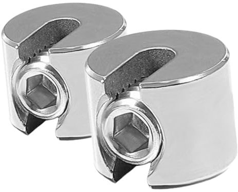 JECOMPRIS 2pezzi Fissaggio Inossidabile Per Da Giardino e Recinzioni Clip Per Filo Sicurezza e Agenti Atmosferici