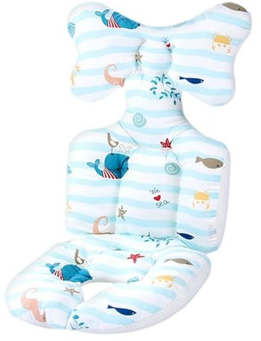 Cuscino Passeggino Universale,Cuscino Riduttore Passeggino,Cuscino Riduttore per Ovetto,Copriseduta per Passeggino Cotone,Materassino Passeggino,Traspirante per Passeggino Universale