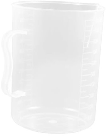 Amosfun Misurino Graduato in Plastica Per Olio Brocca Manico Per Misurazione Precisa Contenitore Per Carburante Multiuso Per Attività Meccaniche