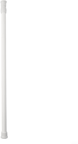 GANCEI Bastone estensibile per tenda da doccia, aste a tensione estensibili per tende, asta regolabile in metallo, senza fori, per bagno (40-70 cm)