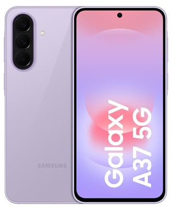 Samsung Galaxy A37 5G, 128GB, 3 anni di Garanzia, Smartphone sottile, Cerchia e Cerca, Gomma Oggetto, Suggerimento di modifica, Tripla Camera, IP68, 5.000 mAh, Awesome Lavender [Versione Italiana]