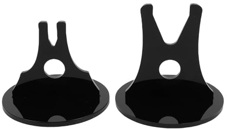 CHICIRIS Schwertständer, Acryl-Kurzschwert-Displayhalter mit Anti-Rutsch-Pads, 8 X 8 X 7,6 cm für Heimdekoration und Sammlerstücke (Black)