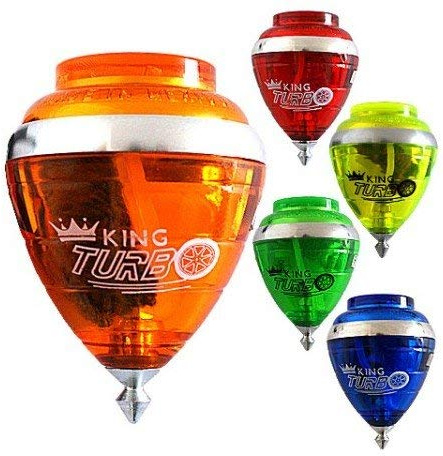 TROMPOS Cometa Peonza King Turbo se envía en Color Aleatorio