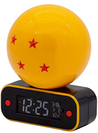 Teknofun Enceinte et Réveil numérique Dragon Ball Z Boule de Cristal Jaune/Rouge/Noir, Unique