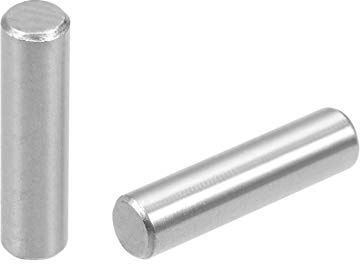 sourcing map 20stk. Dübelstift 304 Edelstahl Holz Etagenbett Dübelstifte Regalheringe Stützregale Silberton 5mm x 20mm