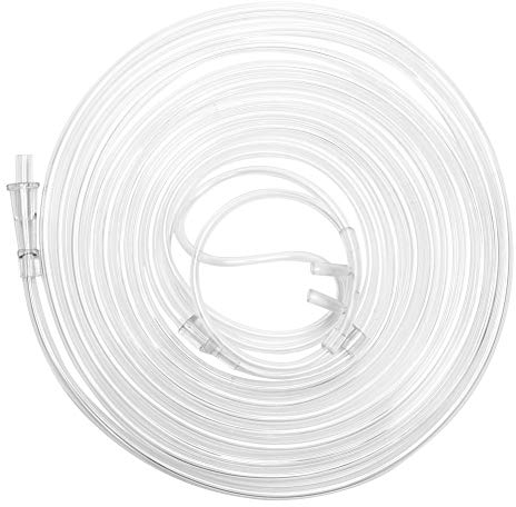 4M Adult Soft Nasal Cannula for Oxygen Concentrator, Household Universal Double Hole Soft Nasal Cannula Disposable Nasal Oxygen Tube for Ventilators