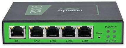 InHand Networks IR305 Industrial IoT LTE 4G VPN routeur, 5 Ports Ethernet, Dual Sim, Wan FAILOVER, Serial Port, Connexion à Distance, Sauvegarde de Lien, Mu - MIMO, VLAN (CAT4&RS232/485)