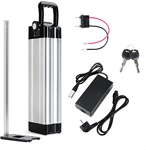 SDTYYP E-Bike Pedelec batteri 36 V 15,6 Ah 577 Wh, lämpligt för 36 V 250 W/350 W/500 W motorer, för MiFa Rex Aldi-cykel, kan matcha phylion/XH370-10J med laddare