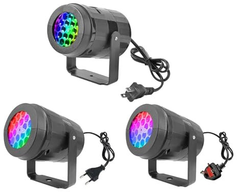 Luces De Proyector De Navidad PortáTiles, Lámpara LED de proyector de Navidad giratoria 360, lámpara de proyector for interiores y exteriores, iluminación LED for decoración navideña y fiestas navideñ