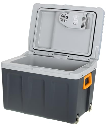 ADLER EUROPE - Glacière de camping 40 L - Réfrigérateur 12V - 230V - Fonction chauffage - Grand camion frigorifique - Réfrigérateur de voiture - Réfrigérateur mobile haut [Classe énergétique E]