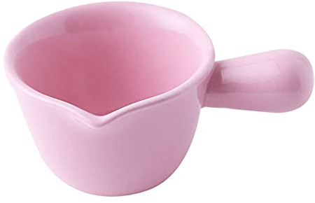 Small Milk jug,Creamer Jug,Churn Jug,Ceramic Gravy Jars with Handles,Serving Pitchers and Ceramic Creamers Milk(Color:D) (Color : B)