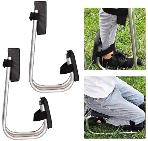 Kniebank und Sitz for den Garten, Knieschoner, Kniesitz for die Gartenarbeit, Garten-Kniebank, tragbarer Kniesitz, Kniesitz, tragbare, arbeitssparende Werkzeuge, Garten-Kniebank(Color:Black,Size:2 Pie