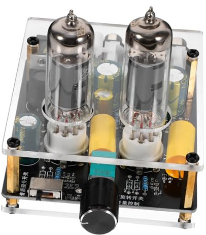BRIGHTFUFU 6k4 Tube Preamp Vacuum Electron Valve Pre-amplifier Board Boost for Hifi Home Theater System Diy Hi-fi Stereo Sound Amplifier Compatible Dc12-16v
