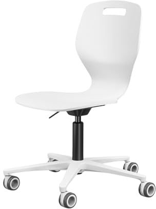Moll S3 Büro Design Drehstuhl | stufenlos höhenverstellbar & ergonomisch | dynamisches Sitzen durch 3D-Wipptechnik | langlebige & hochwertige Formholzschale | Bürostuhl Made in Germany