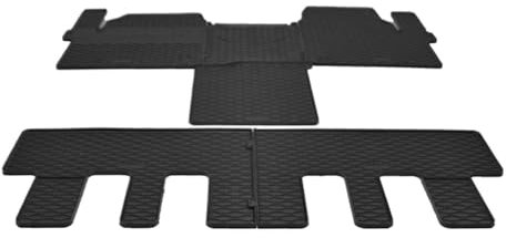 Mattenprofis Gummimatten Gummifussmatten kompatibel mit Ford Tourneo Custom NXN vorn 2-Sitzer + 1.Reihe ab Bj. 2024