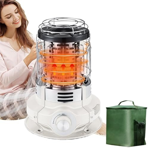 Riscaldatore esterno, Riscaldatore da patio | Riscaldatori per garage,Stufa elettrica portatile per stufe da giardino da 1500 W con protezione antiribaltamento per uso esterno in serra da garage