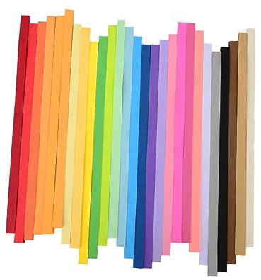 NUOBESTY 1080stücke Stern Faltpapier in Farben Reißfestes Origami-stern-papier Für Diy-bastelprojekte Und Kinderunterhaltung