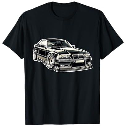 Alte deutsche Klassische Autos E36 Drifting Tuning Shirt T-Shirt