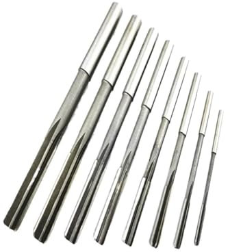 HCPHCVEVVK W6542 HSS machine tool reamer H7, 5.5mm- 20mm straight shank chuck machine tool reamer straight slot reamer milling cutter(6.5mm H7)