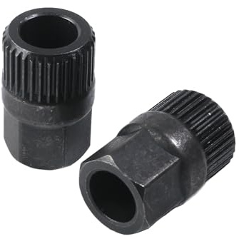 Xibao Herramientas para Automóviles,Herramientas de Extracción de Polea de Alternador,33 Spline Embrague Rueda Libre de Extracción de Polea,Adecuado para una Correa de Generador,Correa Alternadora