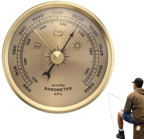 Outdoor Fishing Barometer | Weather Indicator for Outdoor - Portable Barometer for Fishing Surf Hiking Camping Navigation Hunting Men Women Hunting Camping Hiking Surf Lake