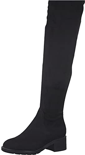 Tamaris 1-1-25507-27, Bota sobre la Rodilla Mujer, Black, 39 EU