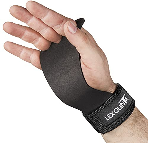 Lex Quinta HD Hand Grips - Pull Up Grips, Wodies für Calisthenics, C-fit, Freeletics, Gymnastik, Turnen - Funktion wie Trainingshandschuhe und Fitness Handschuhe