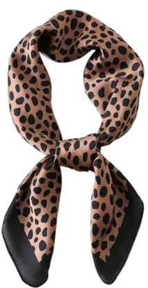 Ecroon Damen Seide Gefühl Schal Halstuch Schal Frauen Seidenschal Seidentuch Scarf Bandana Taschentuch Ansatz Handgelenk