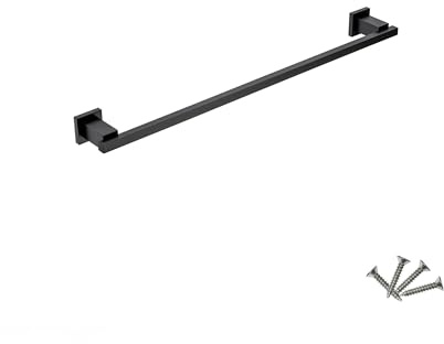 270S1-B Handtuchhalter Schwarz Matt 70 cm – Edelstahl Handtuchstange, Wand- & Eckmontage, Rostfrei, Bad Handtuchhalter | Handtuchstange Aus Edelstahl, Wand Und Eckmontage, Rostfrei, 70 cm, Schwarz Matt, Für Bad, Modell 270s1 B