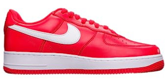 NIKE Air Force 1 Low '07 Retro Farbe des Monats University Red White Style-Code:FD7039-600, Wit, 4.5 UK, Wit, 36.5 EU