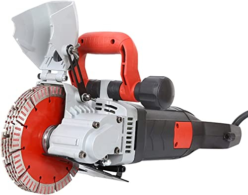 SPUZZO Máquina cortadora de Rozaduras de Pared Máquina cortadora eléctrica de Rozaduras de Pared Máquina ranuradora de Pared Máquina cortadora de hormigón Armado sin Polvo y sin ángulo Muerto