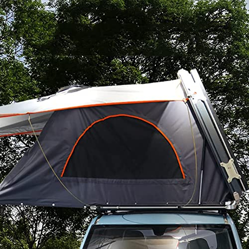 Auto-Hardshell-Pop-up-Zelt, vollautomatisches Auto-Dach-Zelt, Dachzelte für Camping, schnelles Öffnen mobiles Schlafzimmer mit Teleskopleiter wasserdichtes regenfestes SUV-Pop-up-Zelt für die ganze