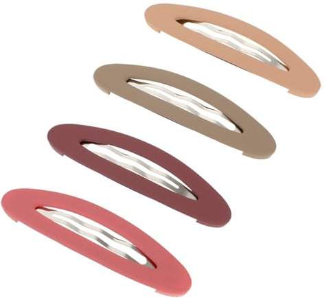 Molain 4 Stück Snap Haarspangen Groß, Haarspangen Damen 9cm Lange Snap Haarclips Groß Haarklammern mädchen Haar-Accessoires für dickes, dünnes und feines Haar