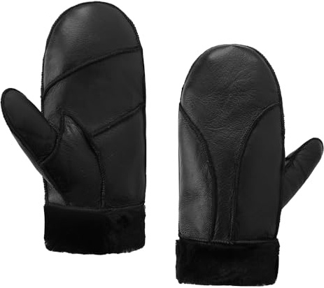 MGGMOKAY Gants en cuir pour femmes,Gants d'hiver pour femmes,Gants chaud doublés de laine