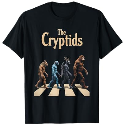 The Cryptids Bigfoot Mothman Wendigo Chupacabra T-Shirt