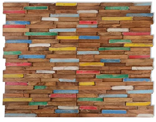 Juroupi Wall Cladding Panels 10 pcs 1.03 m² Solid Teak Wood,Hardware,Building Materials,Wall Panelling-326169