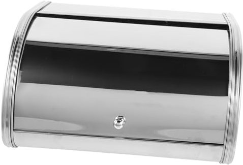 Cabilock Metal Bread Storage Bin with Lid Kitchen Bread Box for Countertop Organization