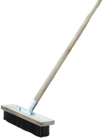 QAUUCP StraßEnbesen 20/30/45cm Drahtbesenbürste Kehrboden Gartenreiniger Wäscher(20cm)