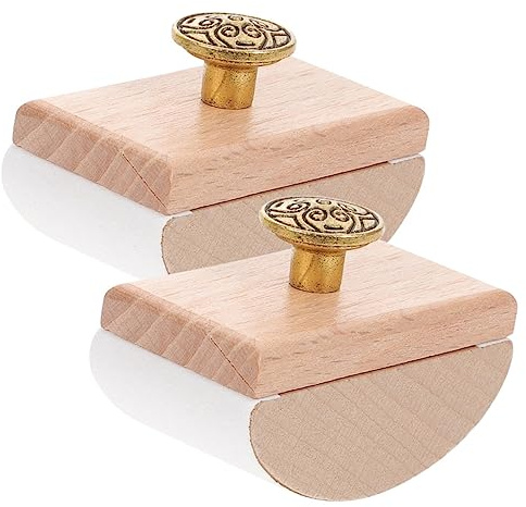 SHINEOFI 2stücke Schnell Trocknender Holz Rocker Blotter Ink Absorptionswerkzeug Mit Ergonomischem Bogen-design Tintenabsorber Für Büro Und Studenten Für Kalligraphie Und Schreibunterlagen