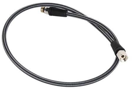 Jrifedptry Hochdruckreglerschlauch zum Tauchen, Professioneller, Gewebter, Flexibler, Sicherer Hochdruckschlauch zum Gerätetauchen, 80 cm