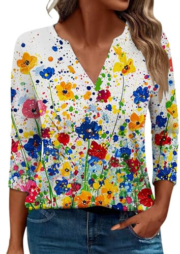 Tops Rosa Elegante in Saldo Camicia da Donna Oversize Fucsia Elegante XS Maglie Maniche Corte Curvy Maglietta Intima Bianca Cottone Maglia Tinta Unita Cotone Rosa Personalizzata Color Oro Manica